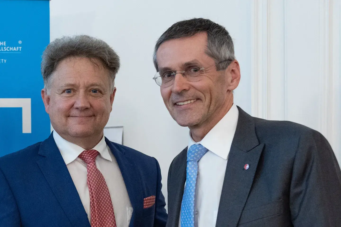 Thomas Mück und Wilfried Seyruck bei der GV 2023