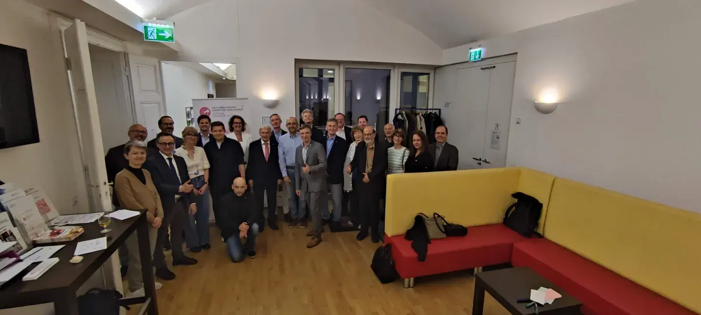 Gruppenfoto der Teilnehmer*innen des Events Make Europe Great Again in der OCG