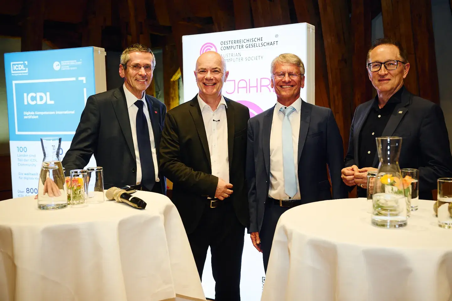 Wilfried Seyruck, Harald Leitenmüller, Wolfgang Pree und Peter Reichstädter