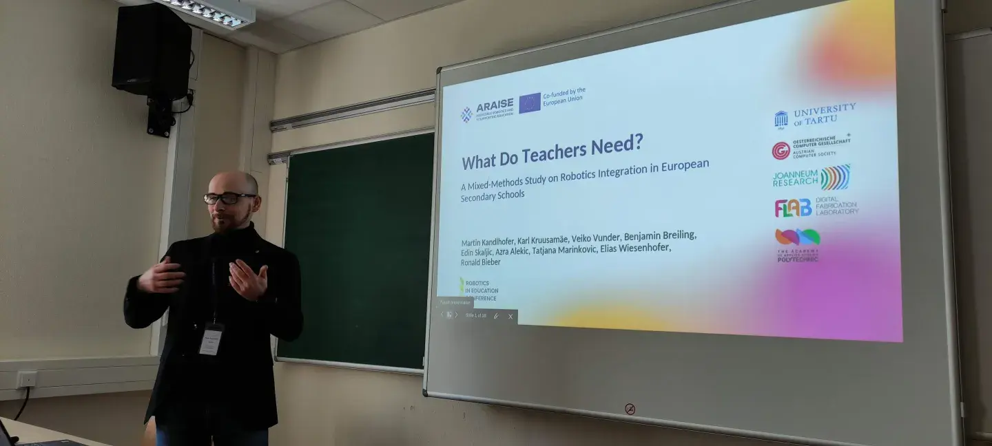 Martin Kandlhofer bei der Präsentation