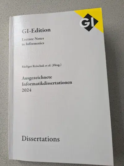 Buchcover GI-Edition, Lecture Notes in Informatics, Disssertations
