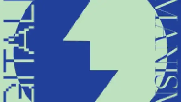 Logo mit Schriftzug DIGITALER HUMANISMUS