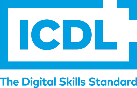 ICDL Logo mit Strap ICDL Logo mit Strap