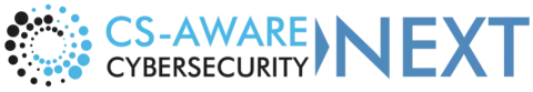 Logo mit Schriftzug CS-AWARE Cybersecurity NEXT Logo mit Schriftzug CS-AWARE Cybersecurity NEXT